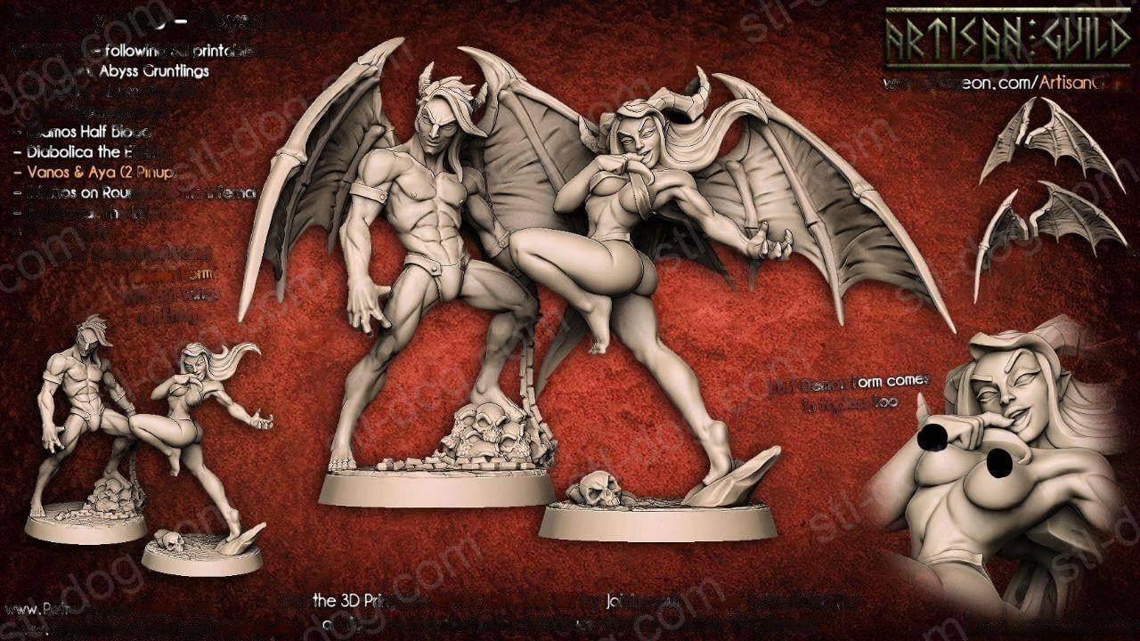 深渊恶魔(Abyss Demons) 3D打印图纸